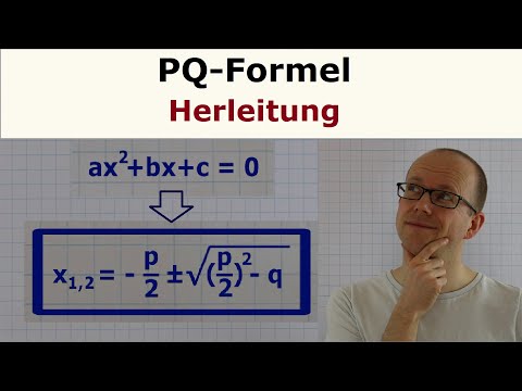 PQ-Formel - Herleitung