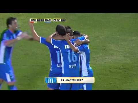 Unión 3 - Racing 6 / Gol de Díaz