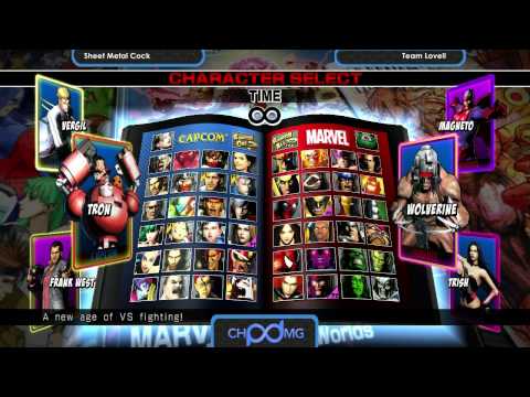 TSTX   UMVC3 Teams LF -  Sheet Metal Cock vs Team Lovell