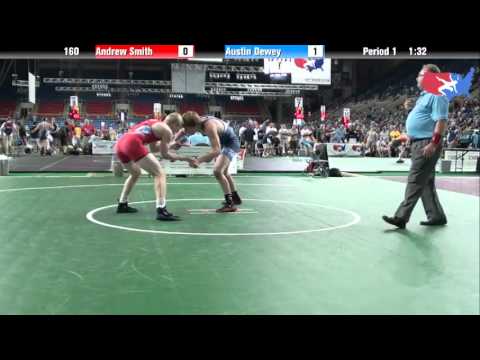 Fargo 2012 160 Round 3: Andrew Smith (California) vs. Austin Dewey (Idaho)