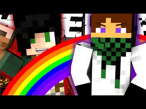 IO ED EREN FACCIAMO UN ARCOBALENO DA PAURA IN MINECRAFT!