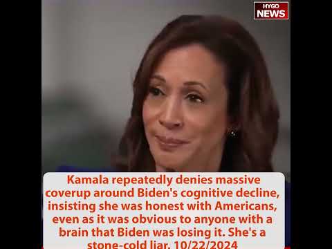 Kamala repeatedly denies coverup Biden's cognitive decline; Why Trump leads you on economic?