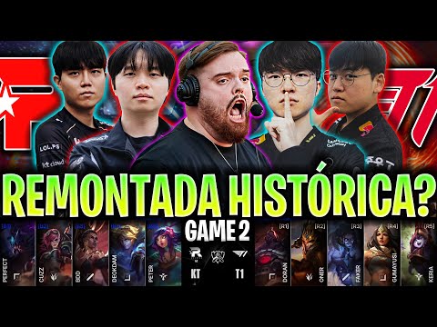 T1 REMONTADA HISTÓRICA? 😱IBAI CASTEO ÉPICO!🔥 | KT vs T1 Game 2 WORLDS 2025 FINAL ESPAÑOL IBAI
