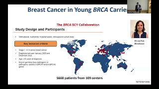 Breast Cancer in Young BRCA Carriers: BRCA BCY Collaboration | 2025 BRCA Scientific Symposium