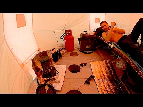 Зимняя рыбалка с ночёвкой и комфортом Эволюция зимних палаток Нельма.