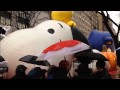 MACYS 2013 THANKSGIVING DAY PARADE BALLOON INFLATION FESTIVITIES IN MANHATTAN NEW YORK CITY