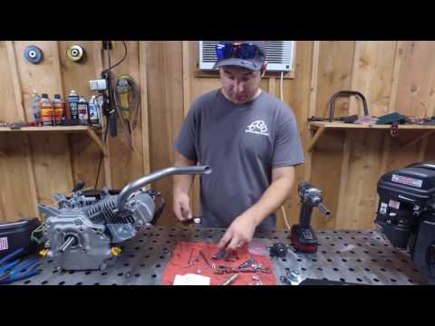 How to install a Racing Go-Kart Half Top Plate Throttle Mechanism for gokart racing.