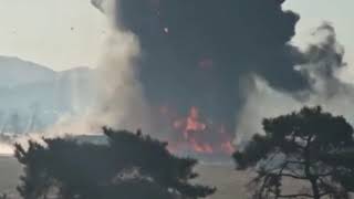 Incidente aereo in Corea del Sud -'Testimoni, prima le fiamme, poi il boato'