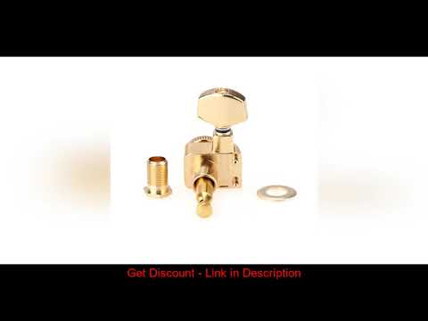 Deal  Musiclily Pro 6-in-line 2-pins Full Metal Guitar Locking Tuners Machine Heads Tuning Pegs Key