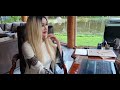 Granate Styling For Homeoffice Thigh High Boots High Heels Ethno Minidress Long Nails Stockings