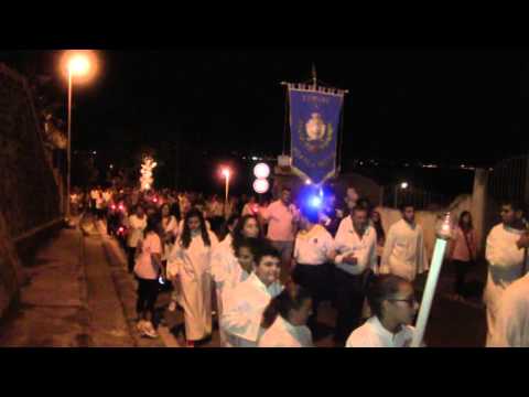 Processione del bicentenario, il ritorno in chiesa di Maria SS  Assunta in Cielo,  Monte di Procida