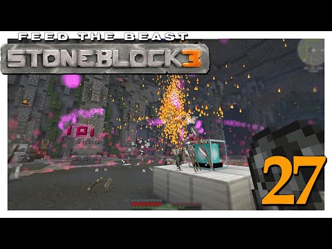 BOTANIA GAIA BOSS FIGHT AND CHAPTER COMPLETION - FTB STONEBLOCK 3