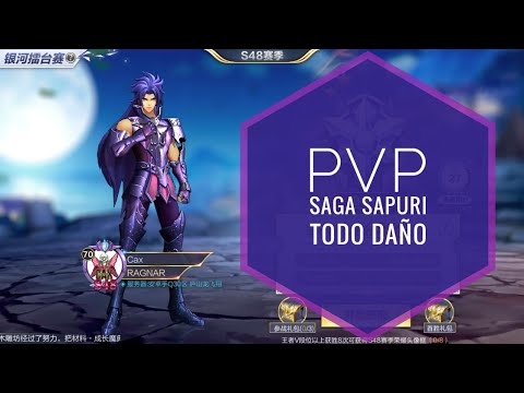 PVP oriental con el Saga Sapuri que nadie usa ¡full daño!  | Saint Seiya Awakening