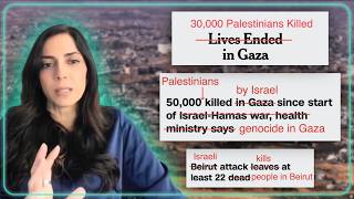 Glenn Greenwald analyzes media language around Israeli-Palestinian conflict