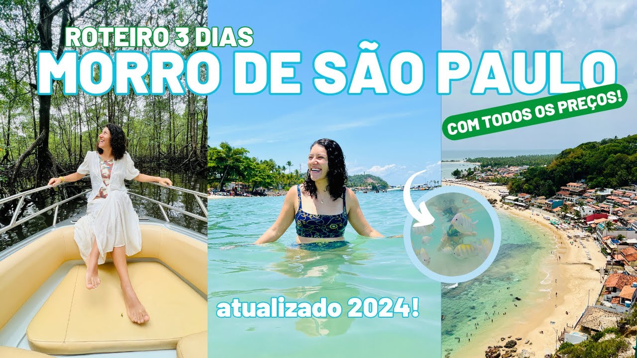 MORRO DE SÃO PAULO - Roteiro 3 dias com todos os preços - ATUALIZADO 2024