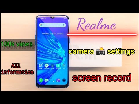 Realme 5/5i/6/6i/pro:: all devices screen record all settings|| camera 📸 settings!! all information|
