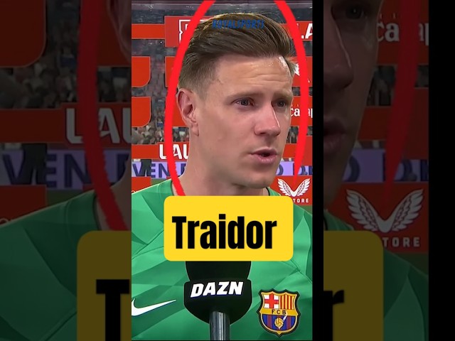Vídeo relacionado con Barcelona FC Conjunto Camiseta y pantalón Portero Dorsal 1 TER Stegen - Replica Oficial Producto con Licencia - Temporada 2024/2025 - Talla Niño 8 Años