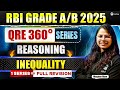 Inequality Reasoning For RBI Grade B 2025 RBI Grade B Phase 1 Free Online MCQs Classes EduTap