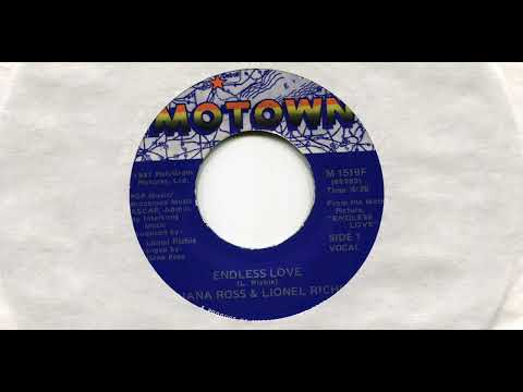 DIANA ROSS & LIONEL RITCHIE / ENDLESS LOVE / 1981 / A-SIDE / 7'' VINYL