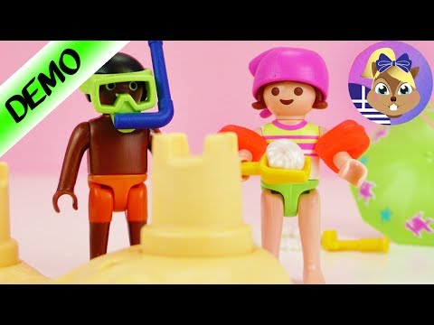 Σετ παιχνιδιού Playmobil : Δυο παιδάκια που παίζουν στην αμμουδιά!