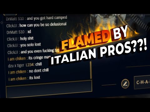 RANGERZX - THESE ITALIAN PRO PLAYERS ARE SO DELUSIONAL!!