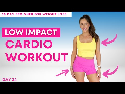 28 Day Pilates for Weight Loss DAY 24 Low Impact Cardio Workout