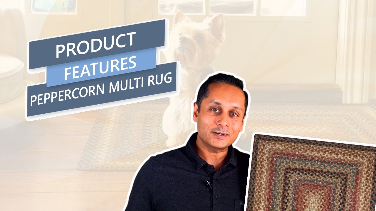 Peppercorn RedBrown Oval Cotton Braided Rugs Reversible Homespice