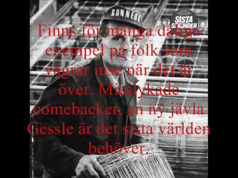 Sista Sekunden - Att Åldras Med Stil (w/ lyrics)