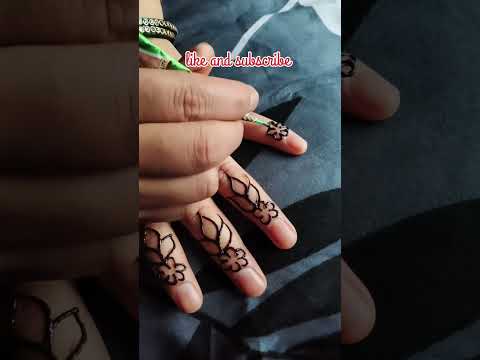 beautiful nails#mahendi#🌿😍design 💫❣️ simple and sweet ❣️❤️