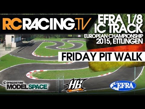 EFRA 1/8th Track IC Euros - Post-Qualifying Pit Walk!