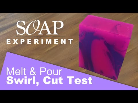 Melt & Pour, Two color swirl test..