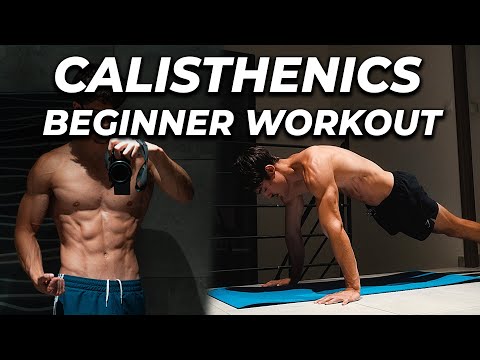 10 min CALISTHENICS workout at home for BEGINNERS | no equipment