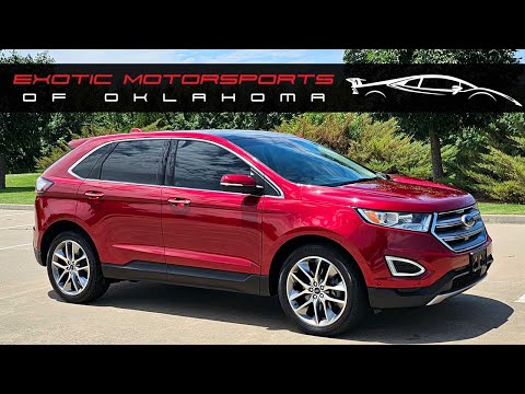 2016 Ford Edge Titanium Ruby Red Metallic Paint - Walkaround