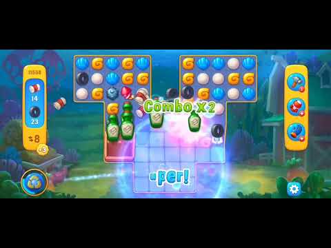Fishdom Easy Level 11558 (with full seashell) @choraelmin