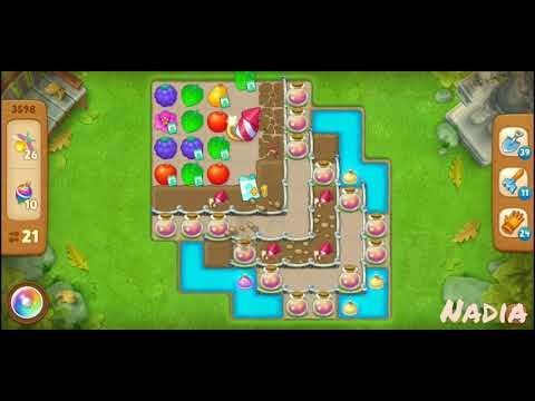 Gardenscapes Level 3598. No Boosters used