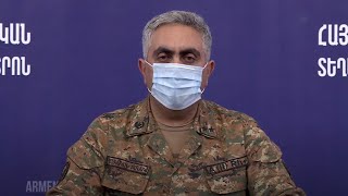 Брифинг представителя МО РА Арцруна Ованнисяна