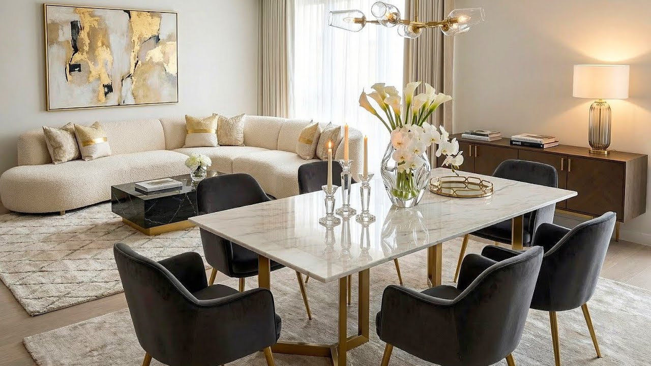 Trending Modern Dining Room Decorating Ideas 2026 | Luxury Dining Room Decor & Dining Table Designs