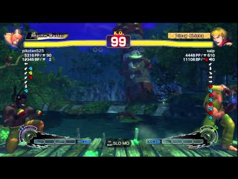 pikotan525 [Dee Jay] vs. Ken | 2 Ranked Matches | PS3 SSF4 Arcade Edition