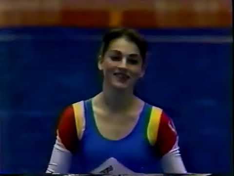 🥇 Eugenia Popa 🇷🇴 FX 9.866 1991 USA vs ROM