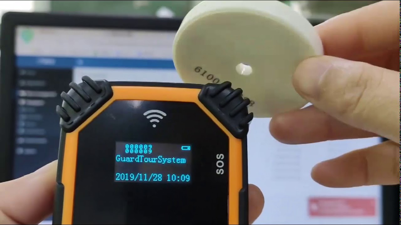 How does the popular 4G GPS realtime guard tour system reader work?