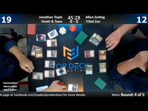 Modern FNM w/ Comm 12/1/17: Jonathan Tople (Death & Taxes) vs. Allen Guttag (Tribal Zoo)