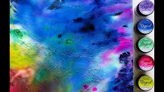 Acrylic pouring with Magicals. Experiment by Maria Lillepruun