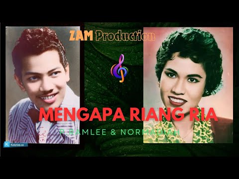 MENGAPA RIANG RIA | P.RAMLEE ft. NORMADIAH | OST PERJODOHAN 1954 (Colorized)  #fypシ #viralvideo