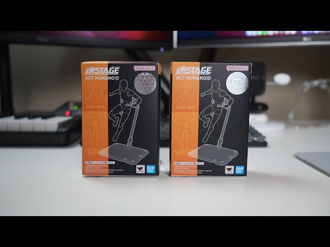 Unboxing Time: Tamashii Stage Act Humanoid Figure Stands (and how to set up)
