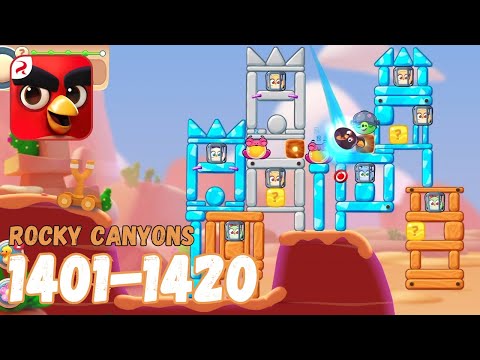Angry Birds Journey: Levels 1401-1420 (Rocky Canyons) Gameplay - Part 71