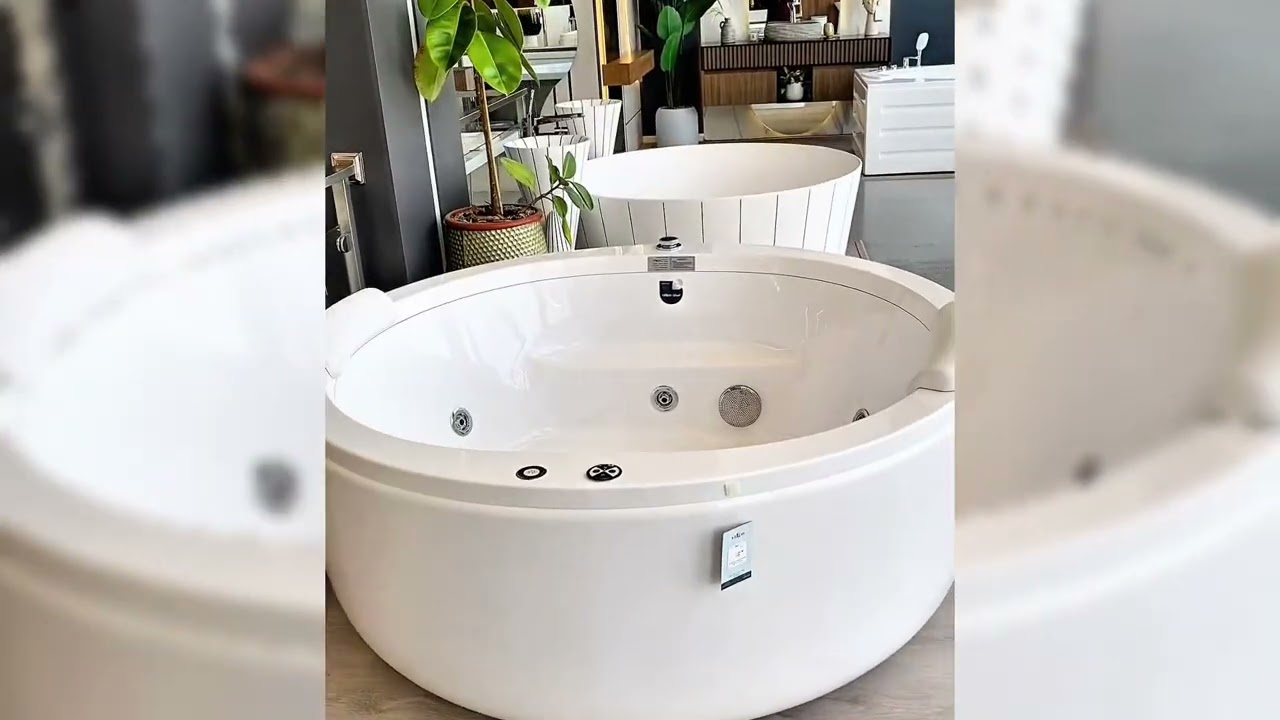  جاكوزي فيركو دائري فاخر شلال كامل ابيض VERCO 161*161 cm 