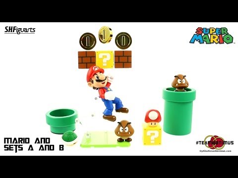 Video Review of the S.H. Figuarts Super Mario sets