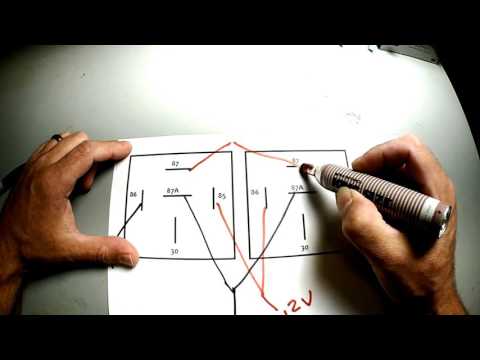 How to wire door lock relays for aftermarket actuators.