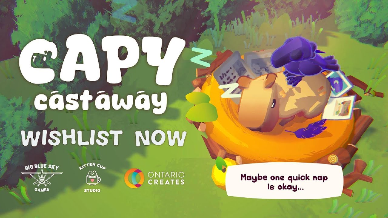 15 seconds of Capy Castaway gameplay teaser