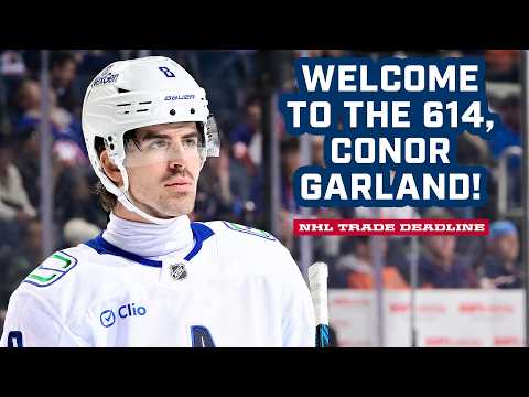 Exclusive Interview with the newest Blue Jacket, CONOR GARLAND! 💥